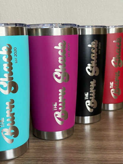 Custom logo drinkware for corporate gifting in bulk