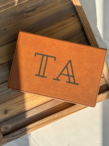 Vegan Leather Flask Gift Set | Custom Engraved Corporate Bar Gift