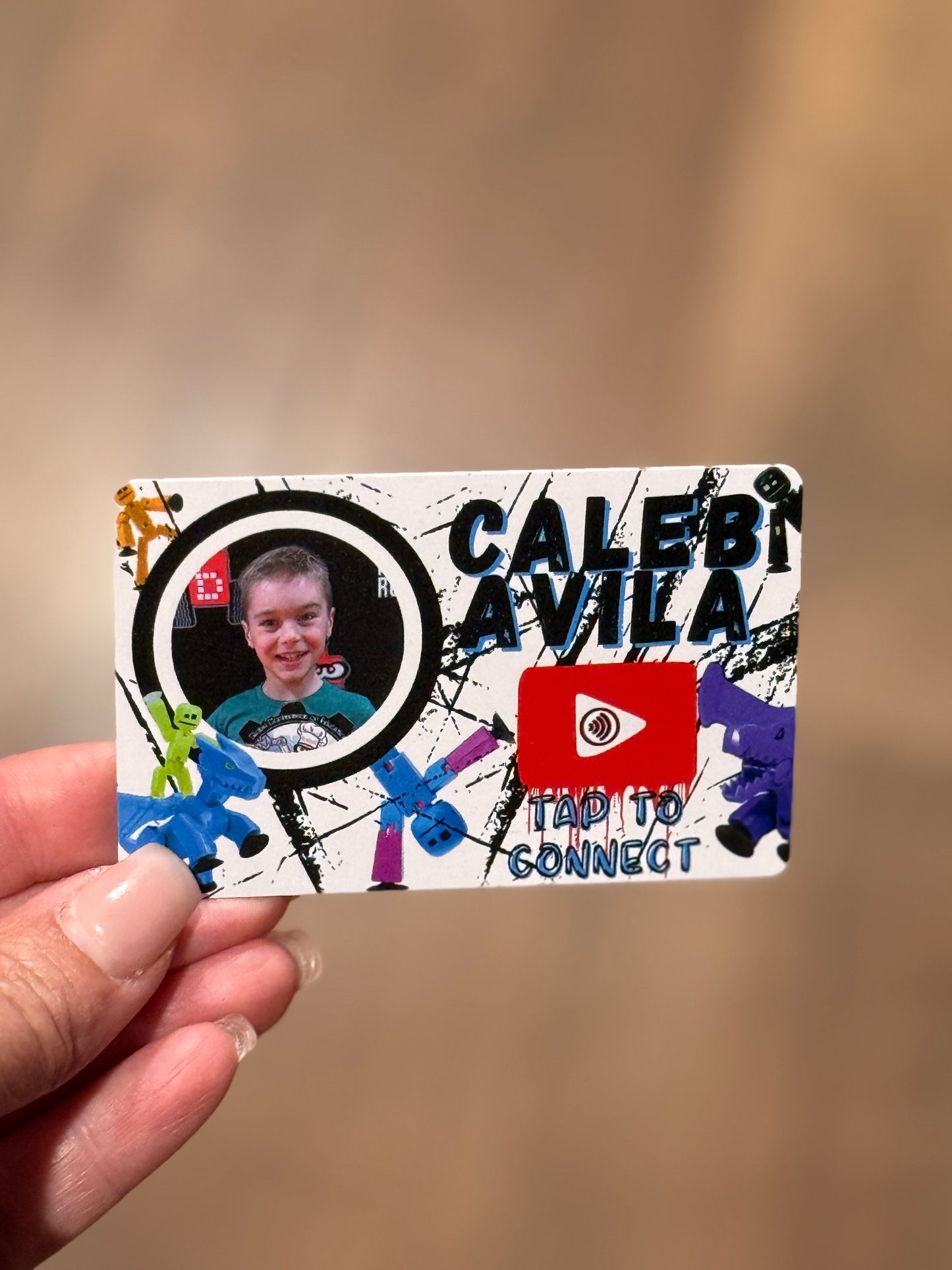 NFC Business Card with Custom Logo | Smart Tap-to-Share Networking Card