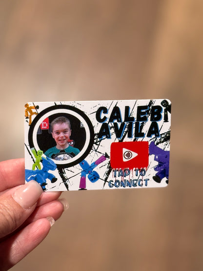 NFC Business Card with Custom Logo | Smart Tap-to-Share Networking Card