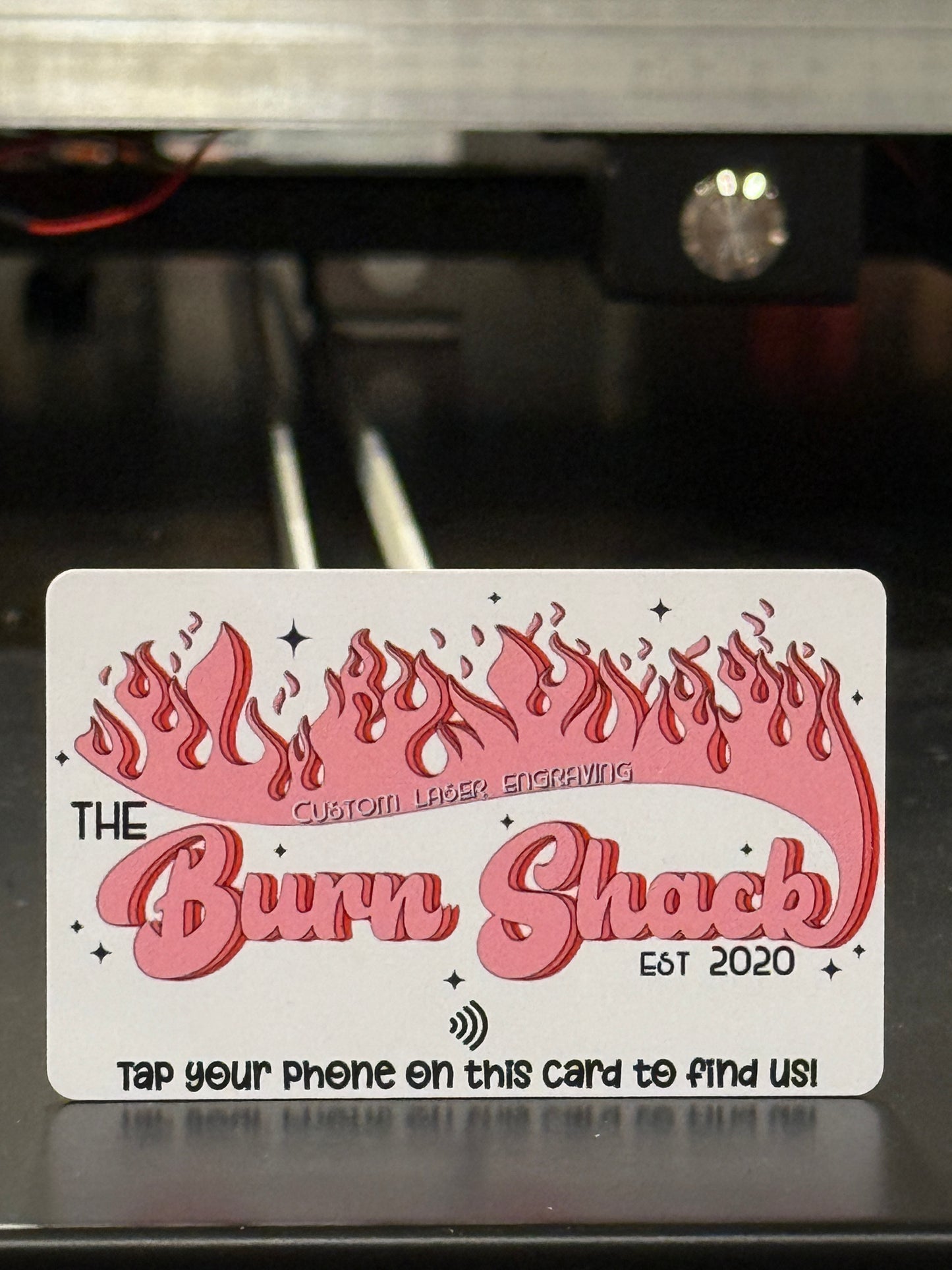 NFC Business Card with Custom Logo | Smart Tap-to-Share Networking Card