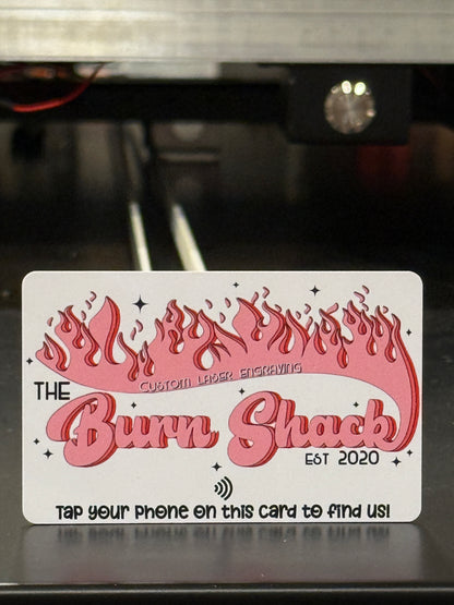 NFC Business Card with Custom Logo | Smart Tap-to-Share Networking Card