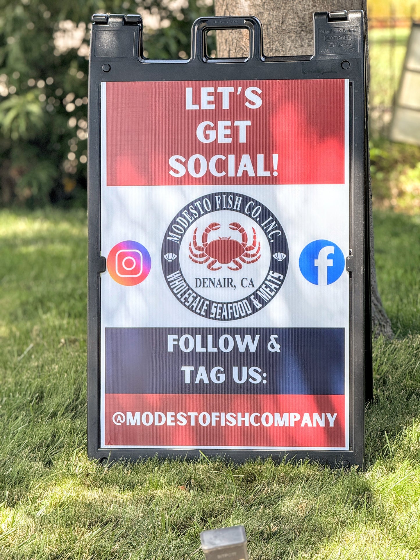 Custom Printed Coroplast A-Frame Sign | Personalized Sidewalk Sign with Logo
