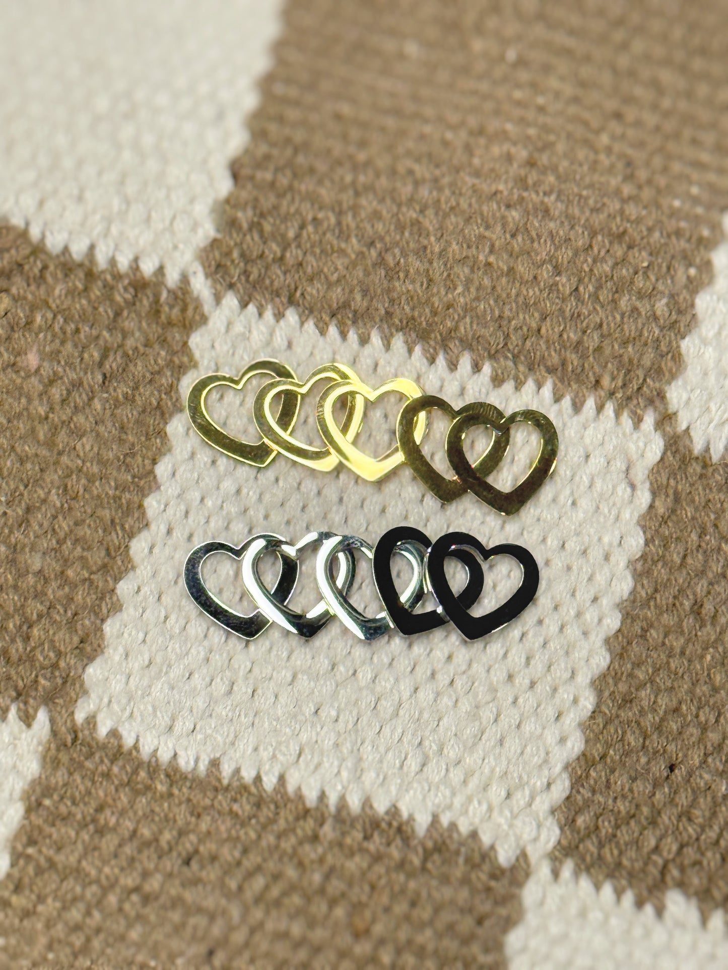 Extra heart charms add-on for bracelets and necklaces