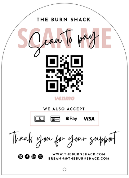 UV Printed QR Sign