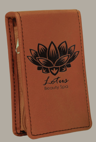 Custom Engraved Vegan Leather Manicure Set | Branded Corporate Gift