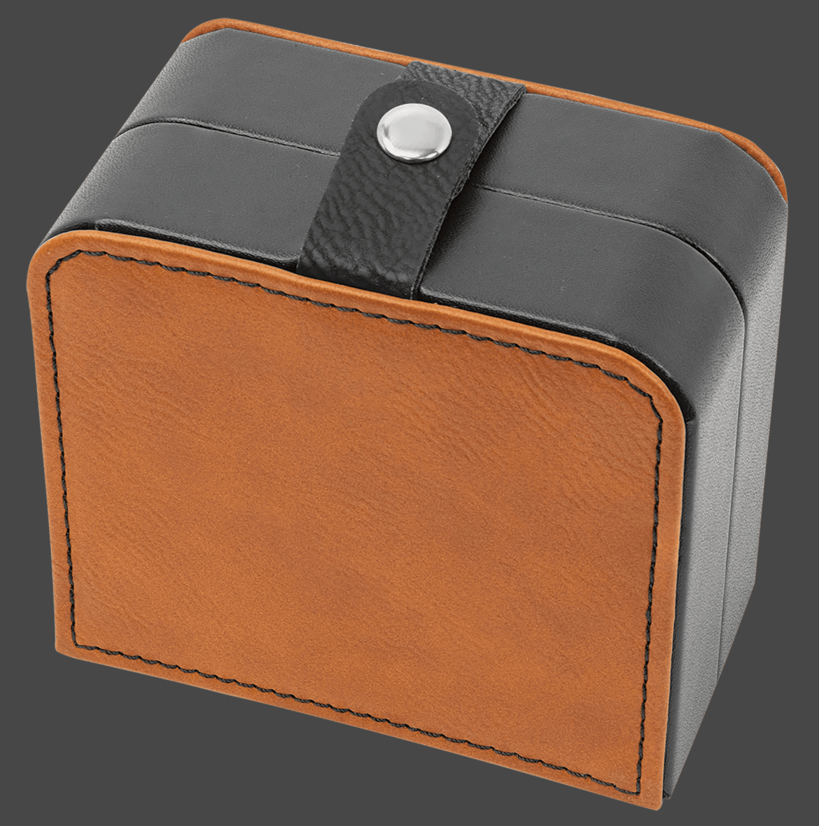 Vegan Leather Travel Jewelry Box Large | Custom Engraved Corporate Gift