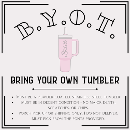 Personalized Tumbler