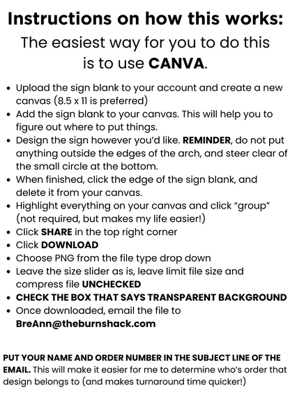 DIY- Design it Yourself Uv Printed Sign