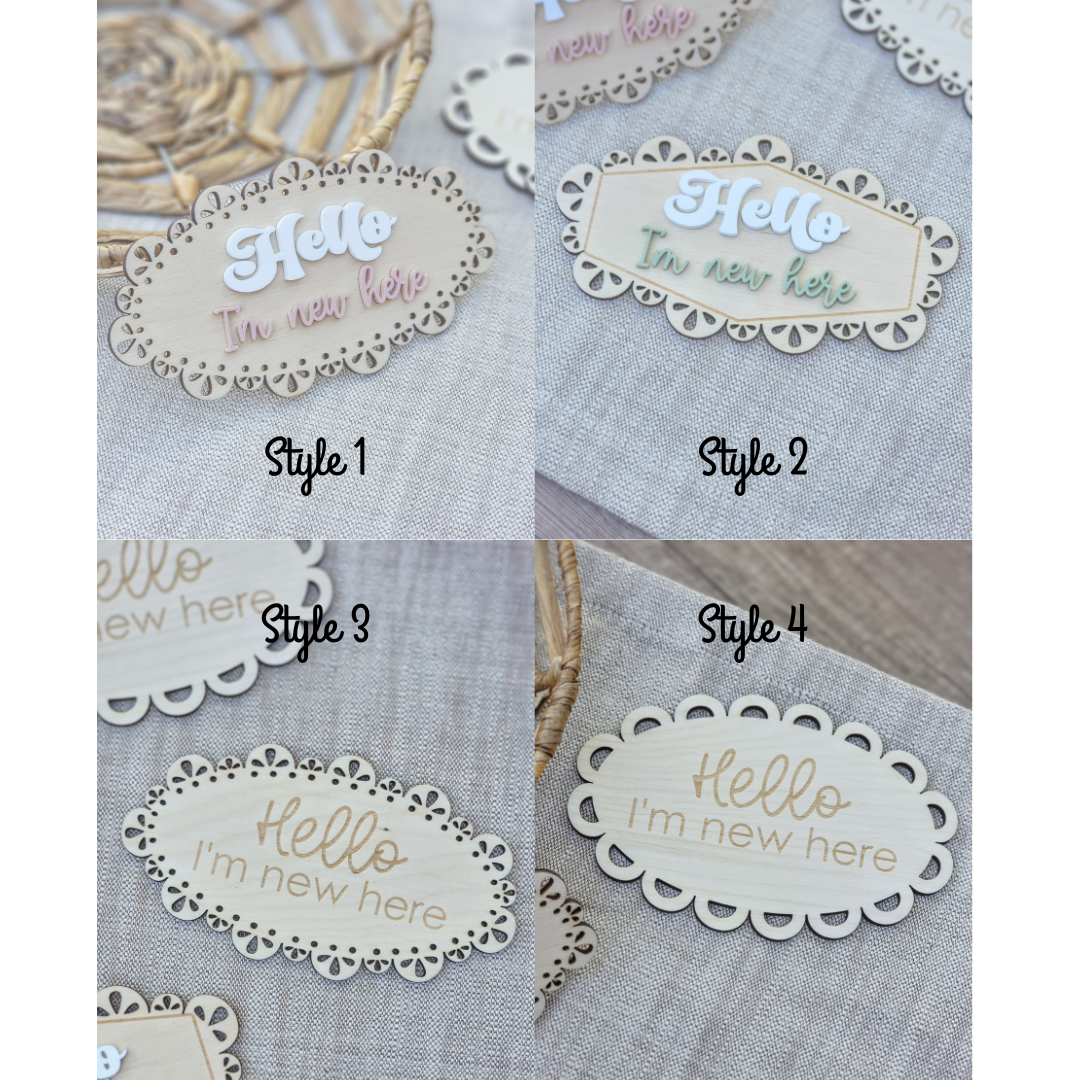 Newborn Photo Props | Scalloped Edge