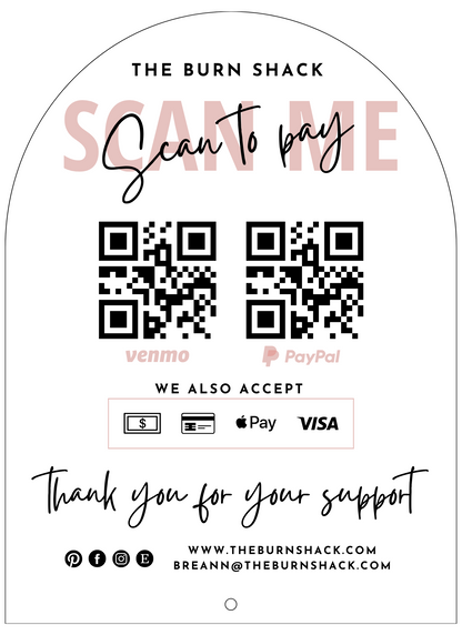 UV Printed QR Sign