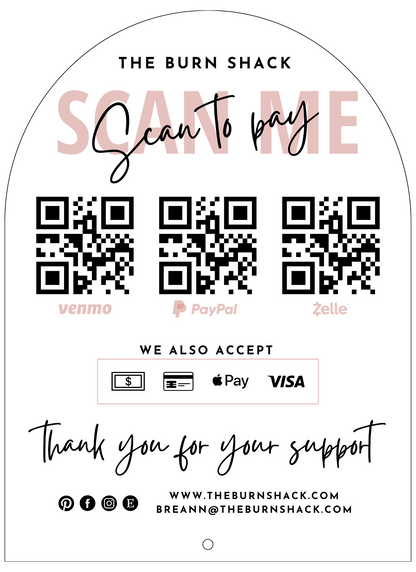 UV Printed QR Sign